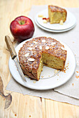 Apple and almond cake