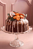 Blood orange cake