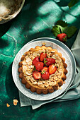 Strawberry and almond cake