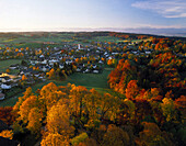 Andechs overview, Ammersee, Upper Bavaria, Germany