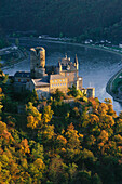 Burg Katz near St. Goarshausen, Rhine, Rhineland Palatinate, Germany