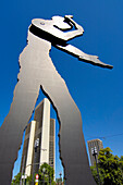Hammering Man-Sculpture, Frankfurt, Hesse Germany