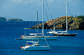 Sailing boat, Iles de Saintes, Guadeloupe Caribbean, America