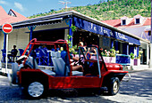 Gustavia, Mini Moke, St. Barthelemy, St. Barts Caribbean, America