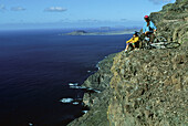 MTB, Pause, Lanzarote Kanarische Inseln, Spanien