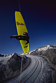 Paragliding Aletsch-Gletscher, Schweiz