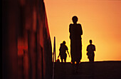 Menschen, Sonnenuntergang Mallorca, Spanien