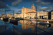 Hafen von Cesenatico Emilia-Romagna, Italien