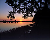 Sonnenuntergang am Chobe River, Abendstimmung, Botswana, Afrika