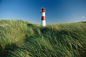 Leuchtturm am Ellbogen, Sylt, Nordsee, Schleswig-Holstein, Deutschland