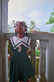 Girl with schooluniform, St. Lucia, Caribbean