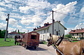 Horse Carriage, Demangevelle Vogesen, France