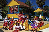 Club Aldiana, Kinderanimation, Clowns, Fuerteventura, Kanarische Inseln Spanien, Europa