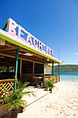 Beachbar in virgin island, travel bar on beach