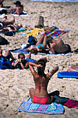 Strandleben, Manly Beach, NSW Australien