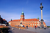 King Zygmunt's column in front of the Royal Castle, Warsaw, Poland