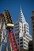 Roller coaster-New York New York Hotel, Las Vegas Nevada, USA