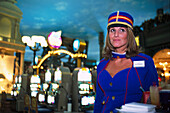 Hostess, Paris Las Vegas Casino, Las Vegas Nevada, USA