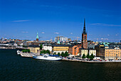 Blick vom Mariaberget, Södermalm, Stockholm, Schweden