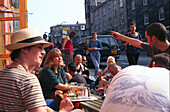 Broughton Street Cafes, Edinburgh, Scotland Great Britainin