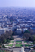 View from Sacré Coeur, Paris France