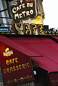 Brasserie, Cafe du Metro, Paris France