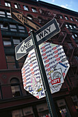 Soho sign, Prince & Mercer str., Manhattan, New York, USA