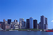 High rise buildings at Downtown and Battery Park, Manhattan, New York, USA, America