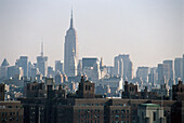 Empire State Building towering above New York, Manhattan, New York City, New York, USA