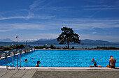 Swimming Bath near Lindau, Lake of Constance, Bavaria Germany