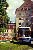 Tram, Promenadeplatz, Munich, Bavaria Germany