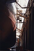 Queen Mary 2, Werft in Saint-Nazaire, Frankreich