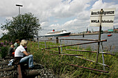 Queen Mary 2, Harbour Hamburg, Queen Mary 2, harbour of Hamburg, Hamburg