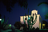 Church at Plaza de los Remedios, Yaiza, Lanzarote, Canary Islands, Spain