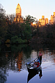 Gondolier, Central Park, Manhattan New York, USA