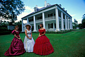 Three ladys, Houmas House, Darrow, Louisiana, USA