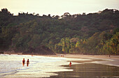 People walking at beach of Manuel Antonio, Costa Rica, Caribbean, Central America