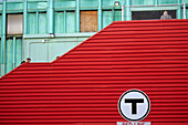 Subway train station, Red Line, Public Transport, MBTA, Boston, Massachusetts, United States, USA