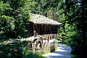 Watermill at Glentleiten, Glentleiten, at Schlehdorf Bavaria, Germany