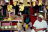 Verkaufsstand mit Früchten, Jamaika Karibik