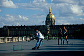 Straßenhockey, Hotel des Invalides, Paris, Frankreich