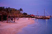 Strand, Harbour Village Resort, Bonaire, Niederländische Antillen Karibik