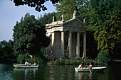 Teich der Villa Borghese, Rom, Italien