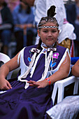 Indian Girl, Pow Wow Festival, Kahnawake Canada