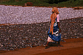 Trockenfischverarbeitung, Goa, Indien