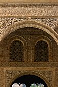 Fassade, Patio de Mexuar, Alhambra, Granada Andalusien, Spanien