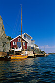 House at the Sund, Kykesund, Tjoern Bohuslaen Island, Sweden