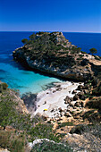 Cala S´Amonia, südl. Santanyi, Südostküste, Mallorca Balearen, Spanien