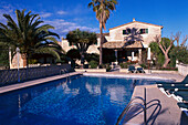 Pool, Finca Monaber Vell, Agrotourismo bei Campanet Mallorca, Spanien