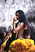 Dancer, Tiki Village, Moorea Island French Polynesia